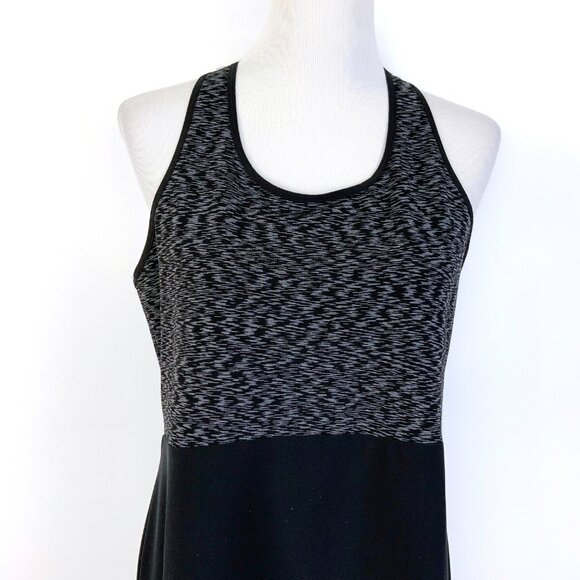 Smartwool Willow Lake Tank A-Line Dress In Black/Space Dye Sz L - Picture 3 of 16